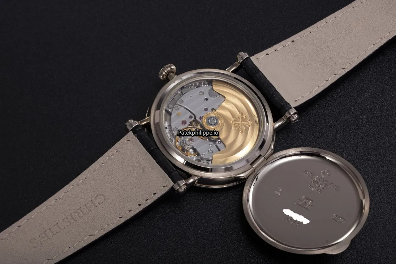 Alternative view of Patek Philippe Calatrava 5053g-001 36MM White Gold Case Automatic