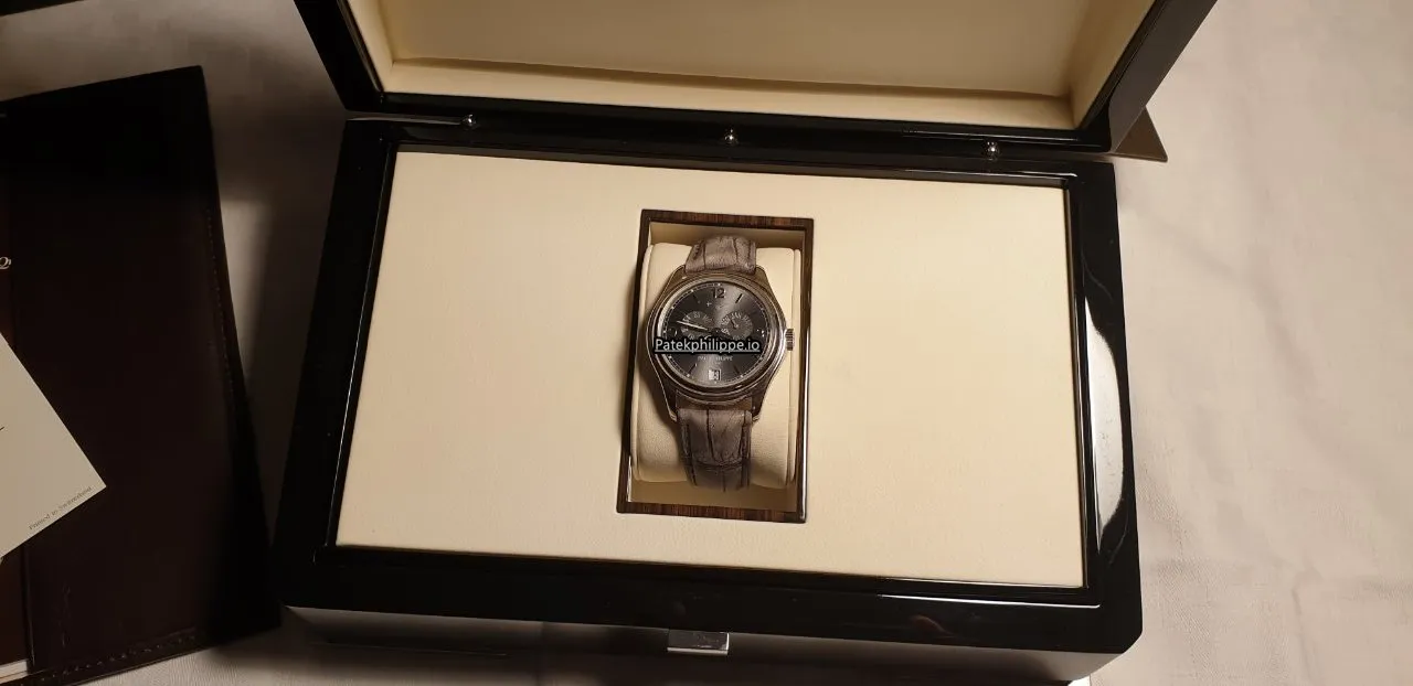 Alternative view of Patek Philippe Annual Calendar 5146g-010 39MM White Gold Case Automatic