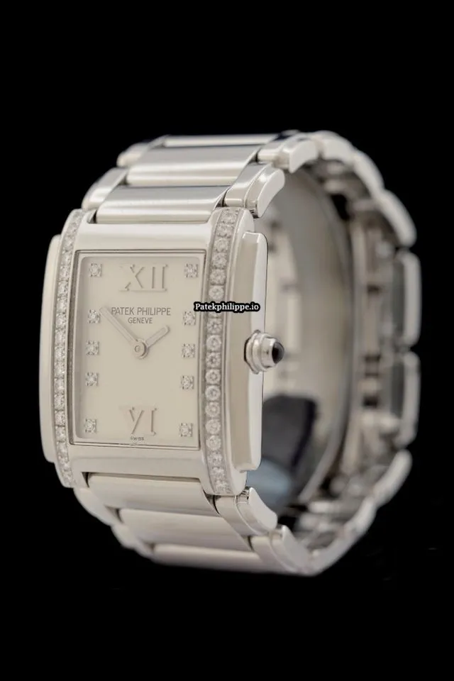 Alternative view of Patek Philippe Twenty-4 4910 26x30MM Steel Case Quartz