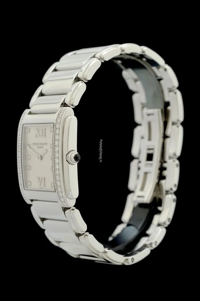 Alternative view of Patek Philippe Twenty-4 4910 25x30MM Steel Case Quartz