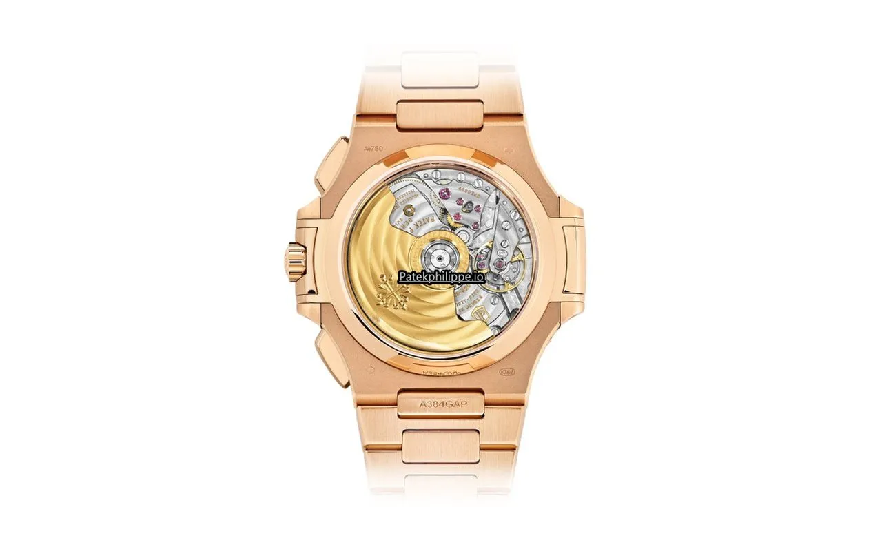 Alternative view of Patek Philippe Nautilus 5980/1r-001 40.5MM Rose Gold Case Automatic