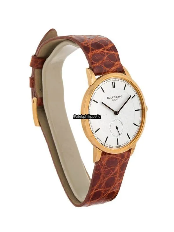 Alternative view of Patek Philippe Calatrava 33MM Yellow Gold Case Manual Winding