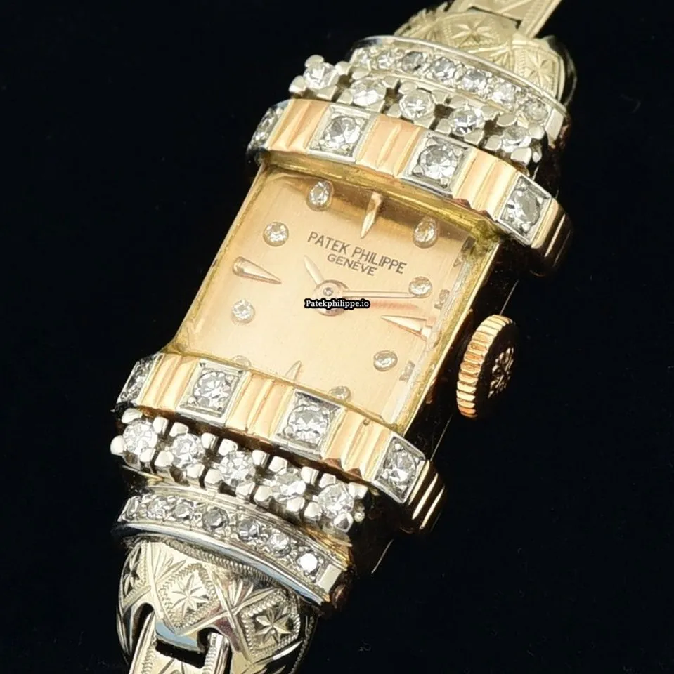 Patek Philippe 843314 17x40MM Rose Gold Case Manual Winding