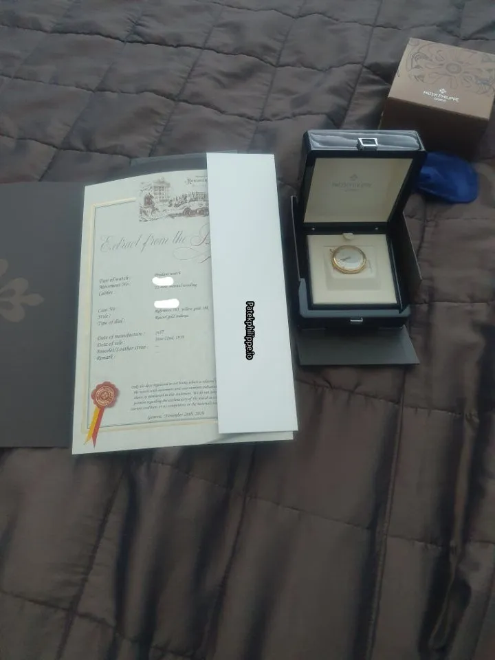 Patek Philippe 783 40x45MM Yellow Gold Case Manual Winding