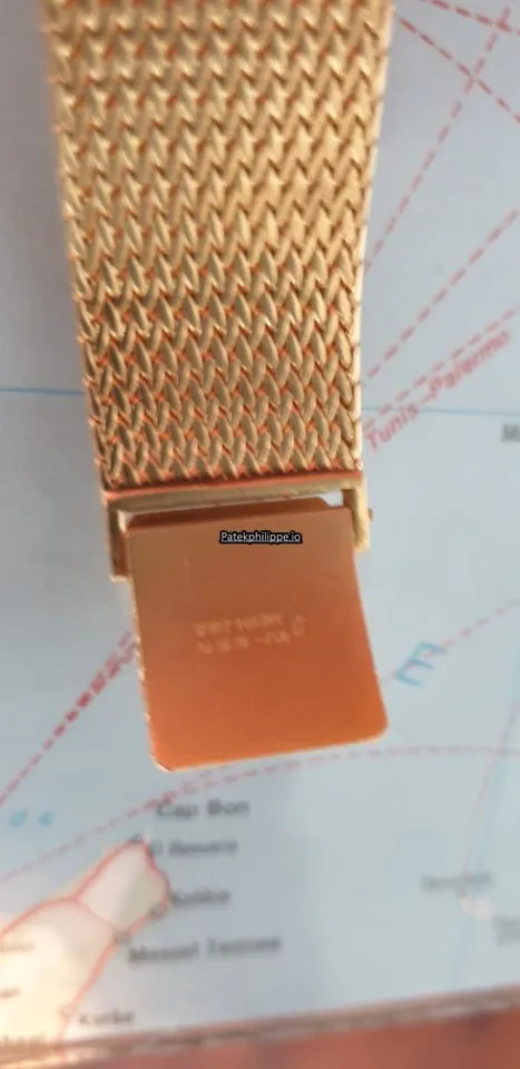 Alternative view of Patek Philippe 3838/005 32MM Yellow Gold Case Quartz