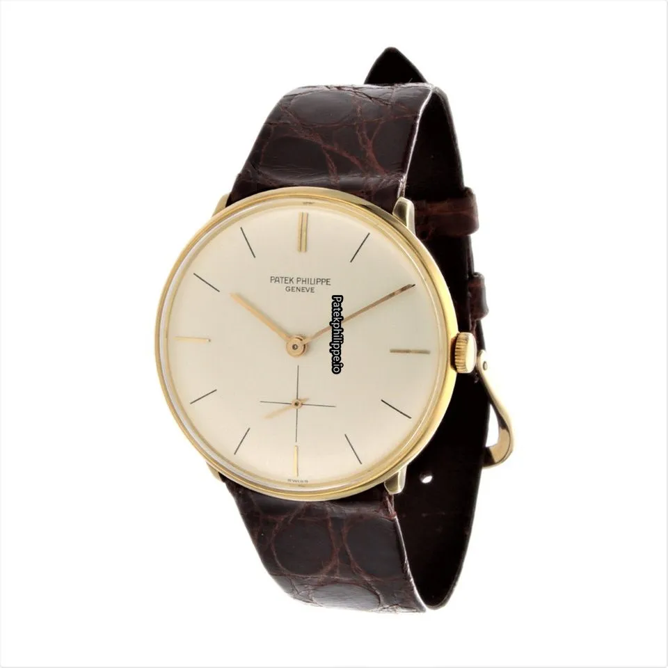 Patek Philippe Calatrava 2573j 33MM Yellow Gold Case Manual Winding