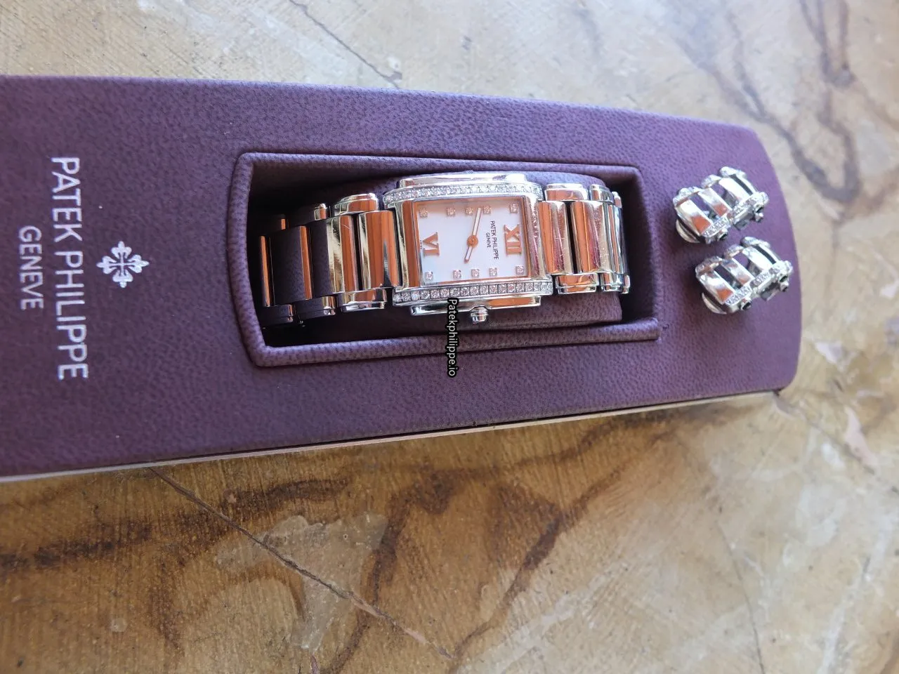 Patek Philippe Twenty-4 4910/10a-011 25x30MM Steel Case Quartz