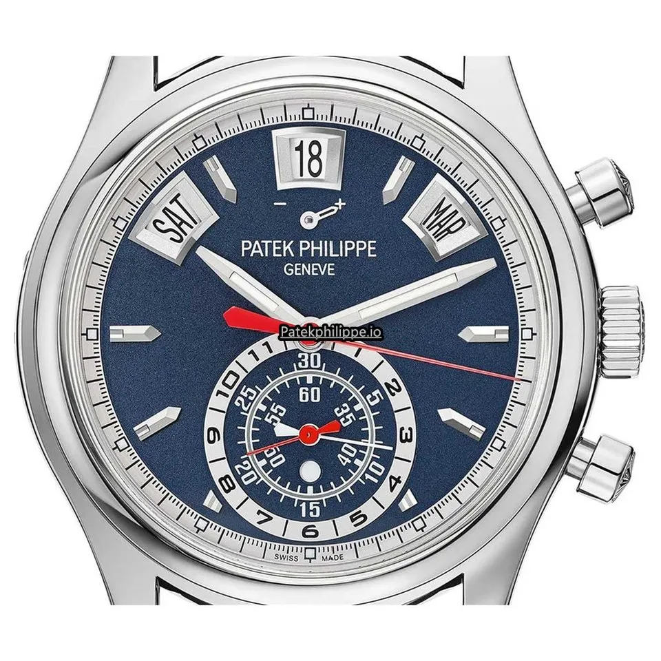 Alternative view of Patek Philippe Annual Calendar 5960/01g-001 40.5MM White Gold Case Automatic