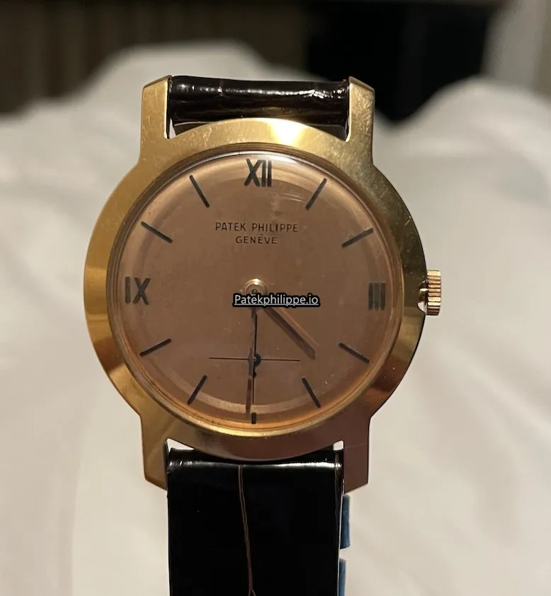Patek Philippe Calatrava Jan-21 31MM Rose Gold Case Manual Winding