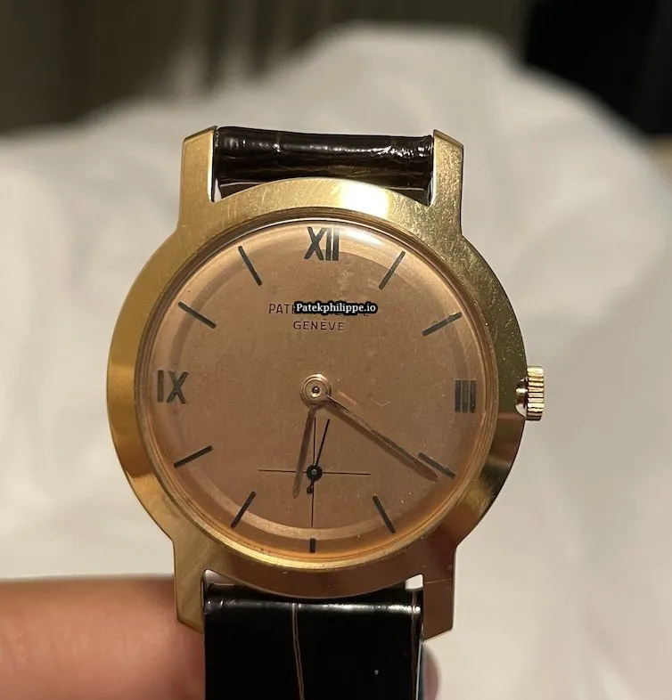 Alternative view of Patek Philippe Calatrava Jan-21 31MM Rose Gold Case Manual Winding