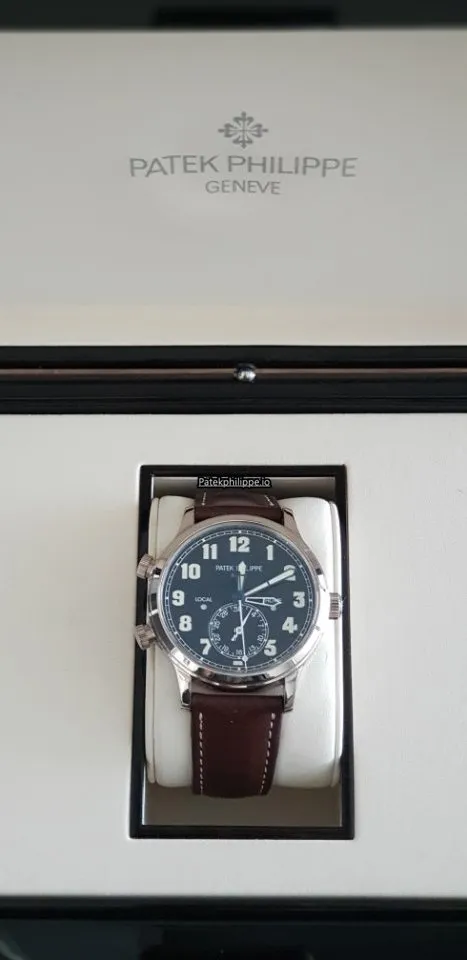 Patek Philippe Travel Time 5524g-001 42MM White Gold Case Automatic