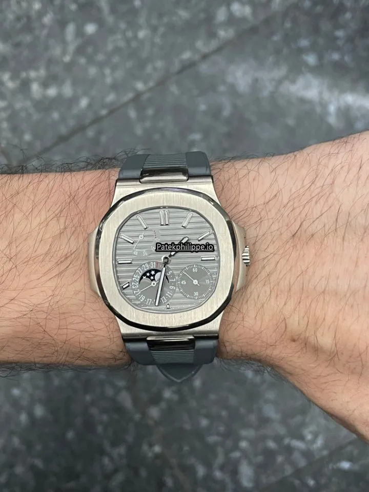 Alternative view of Patek Philippe Nautilus 5712g-001 40x38MM White Gold Case Automatic