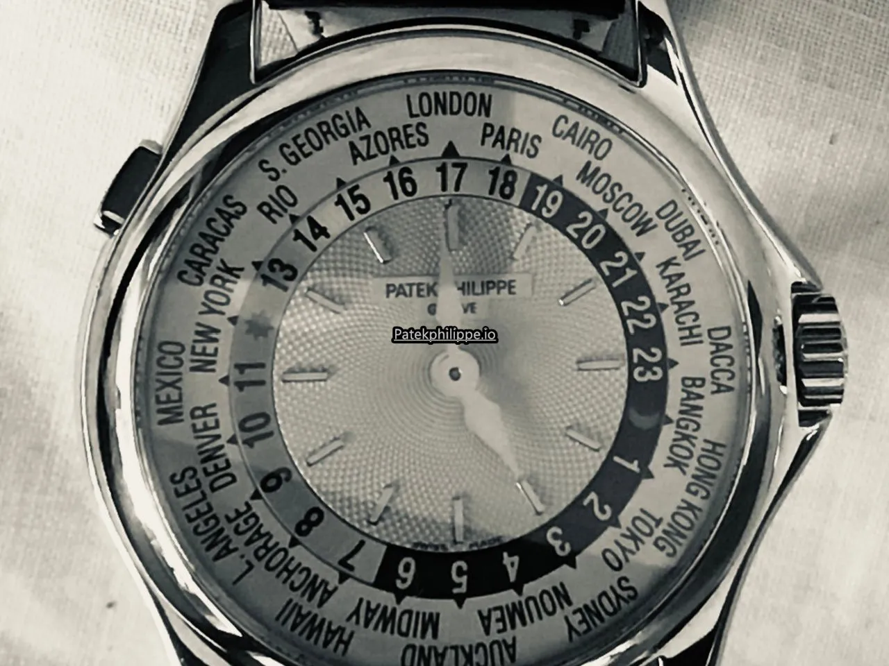 Alternative view of Patek Philippe Complications 5110g-001 37MM White Gold Case Automatic Movement