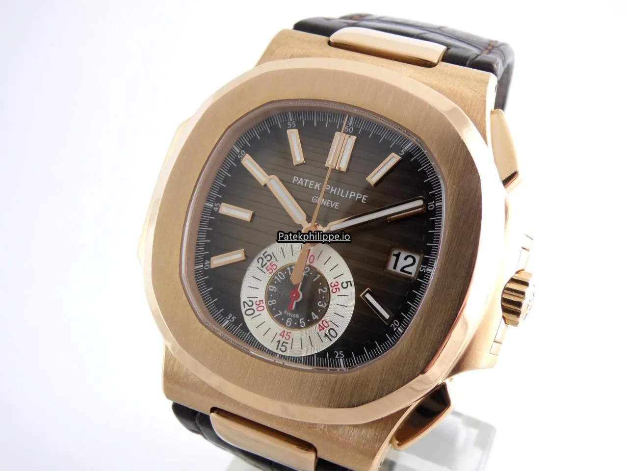 Patek Philippe Nautilus 5980r-001 41MM Rose Gold Case Automatic