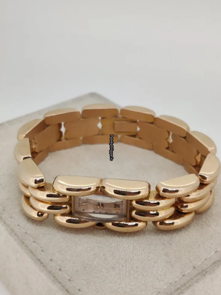 Patek Philippe Vintage 1263 Rose Gold 18k Rose Gold Case Manual Winding