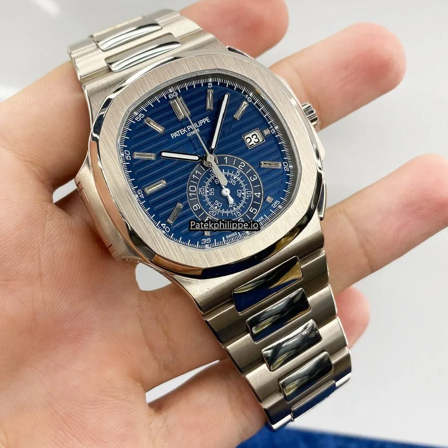 Alternative view of Patek Philippe Nautilus 5976/1g 44MM White Gold Case Automatic