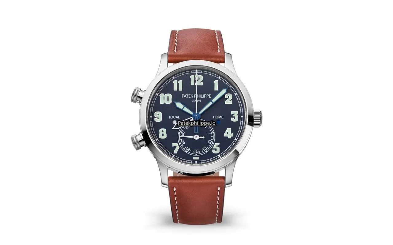 Patek Philippe Travel Time 5524g-001 42MM White Gold Case Automatic