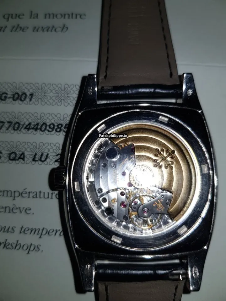 Alternative view of Patek Philippe Gondolo 5135g 38MM White Gold Case Automatic