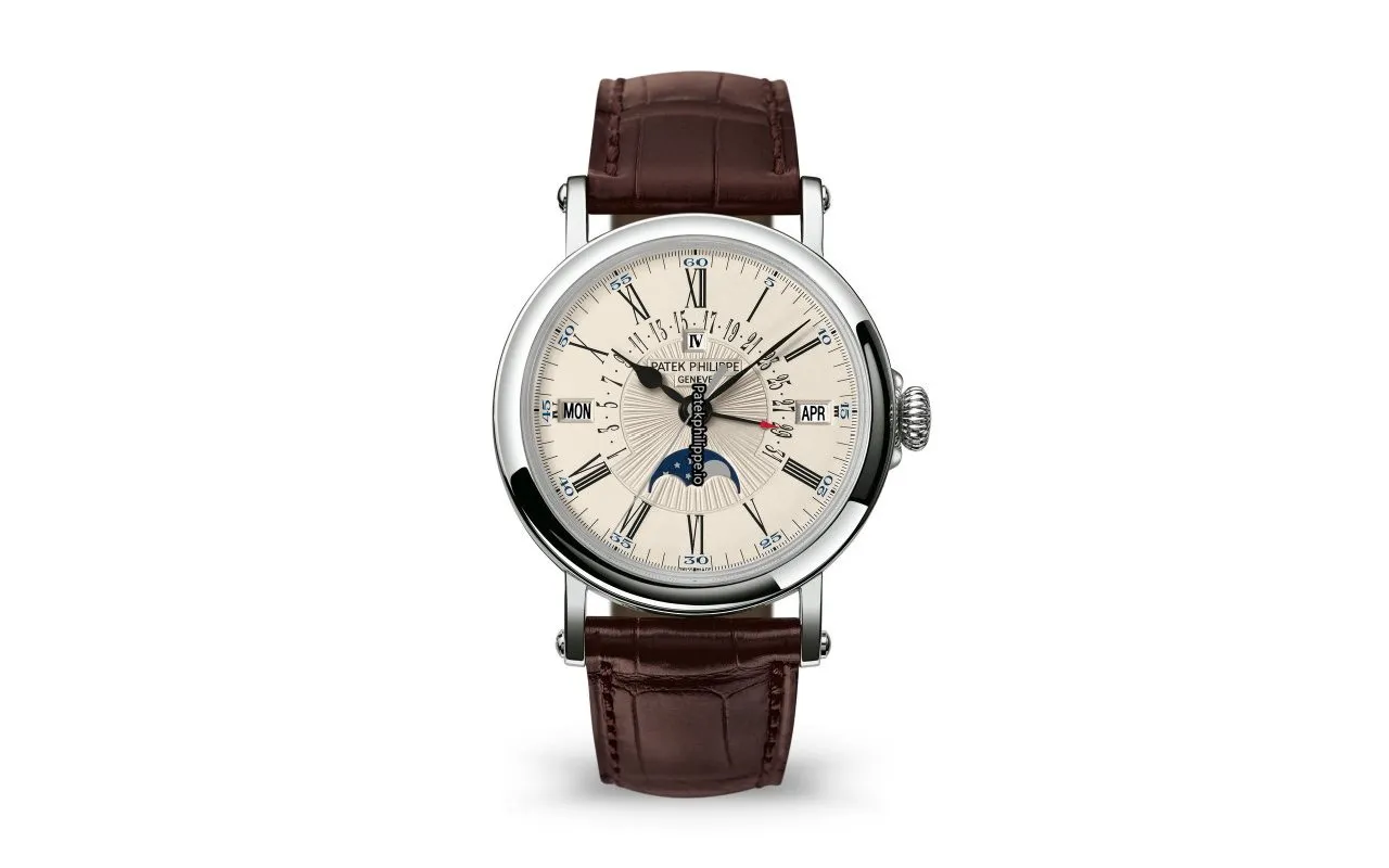 Alternative view of Patek Philippe Perpetual Calendar 5159g-001 38MM White Gold Case Automatic