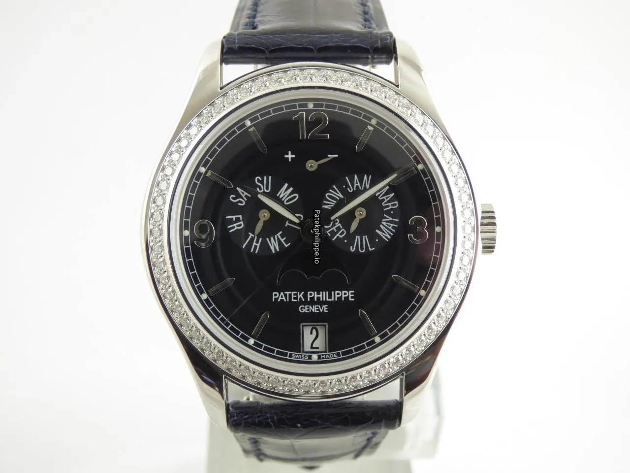Alternative view of Patek Philippe Annual Calendar 5147p-001 39MM White Gold Case Automatic