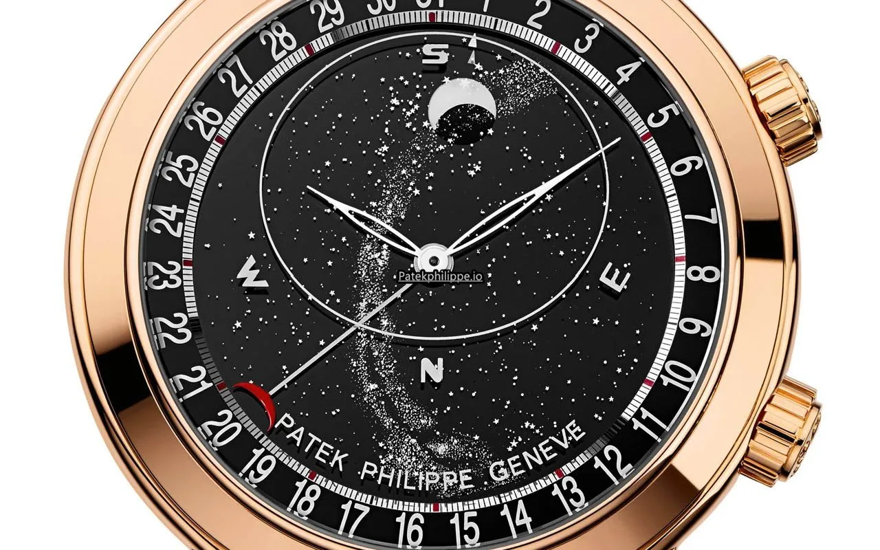 Alternative view of Patek Philippe Celestial 6102r-001 44MM Rose Gold Case Automatic