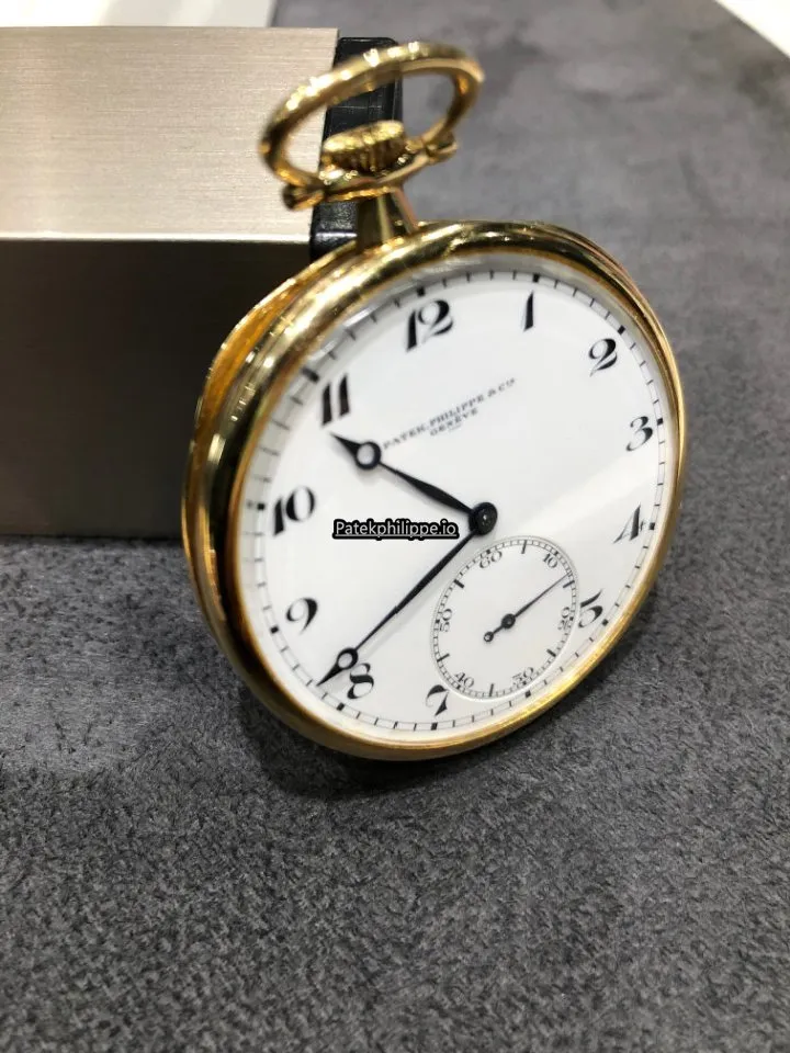 Alternative view of Patek Philippe 192545 48MM Yellow Gold Case Manual Winding