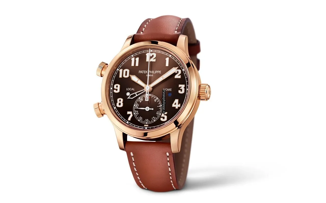 Alternative view of Patek Philippe Travel Time 7234r-001 37.5MM Rose Gold Case Automatic