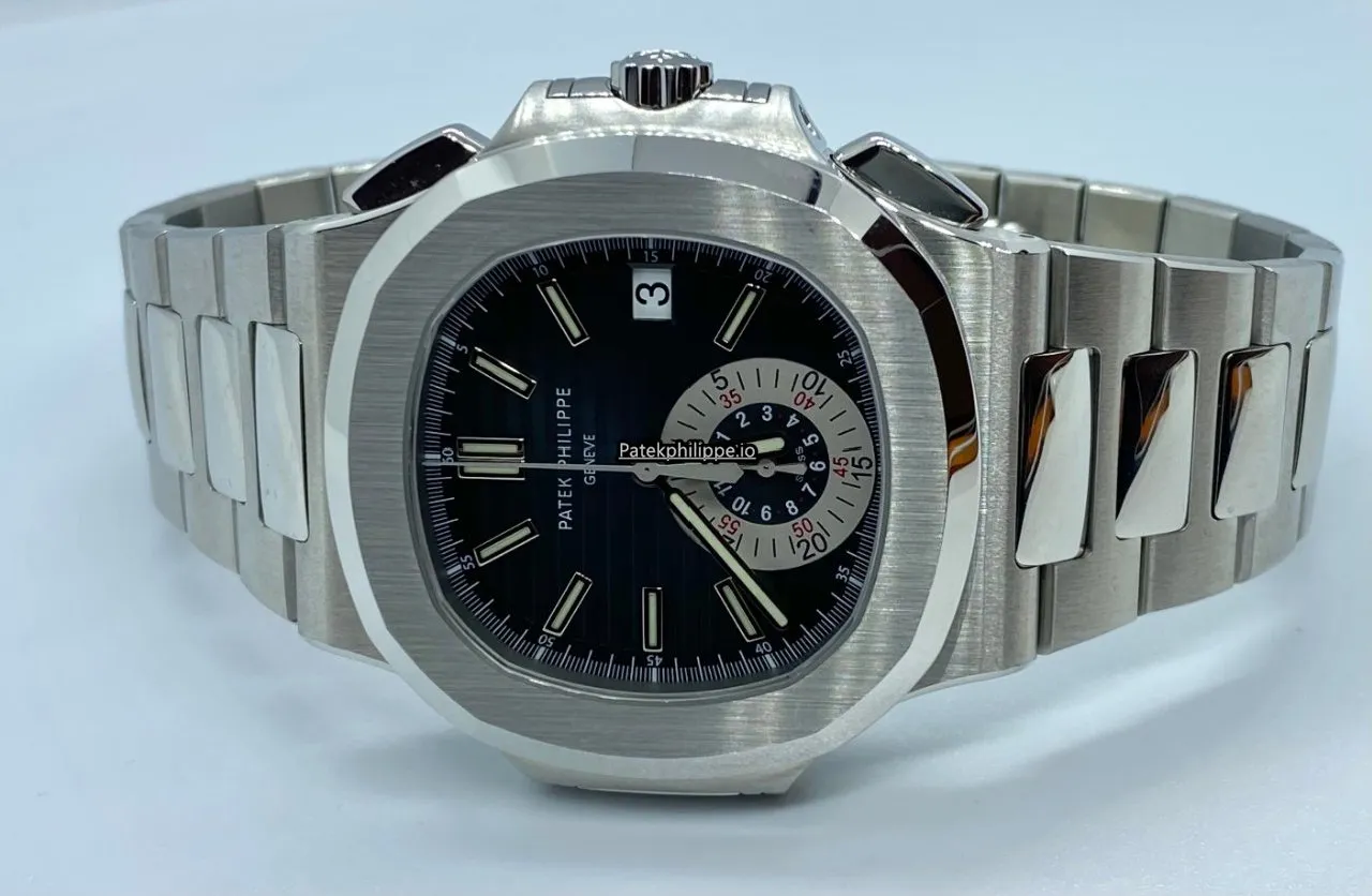 Alternative view of Patek Philippe Nautilus 5980/1a-001 40.5x44MM Steel Case Automatic