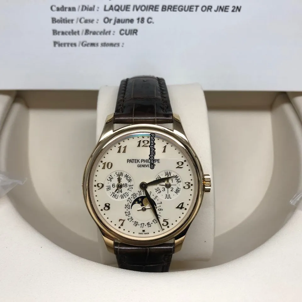 Alternative view of Patek Philippe Perpetual Calendar 5327j-001 39MM Yellow Gold Case Automatic