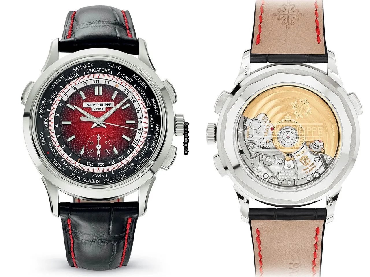 Alternative view of Patek Philippe Complications Chronograph 5930g-011 39.5MM White Gold Case Automatic Movement