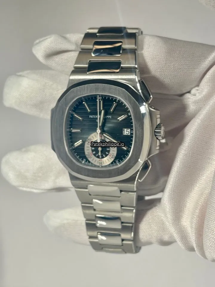 Alternative view of Patek Philippe Nautilus 5980/1a-014 40.5MM Steel Case Automatic