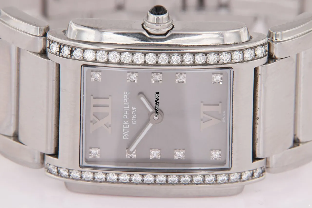 Patek Philippe Twenty-4 4910/10a-010 25x30MM Steel Case Quartz