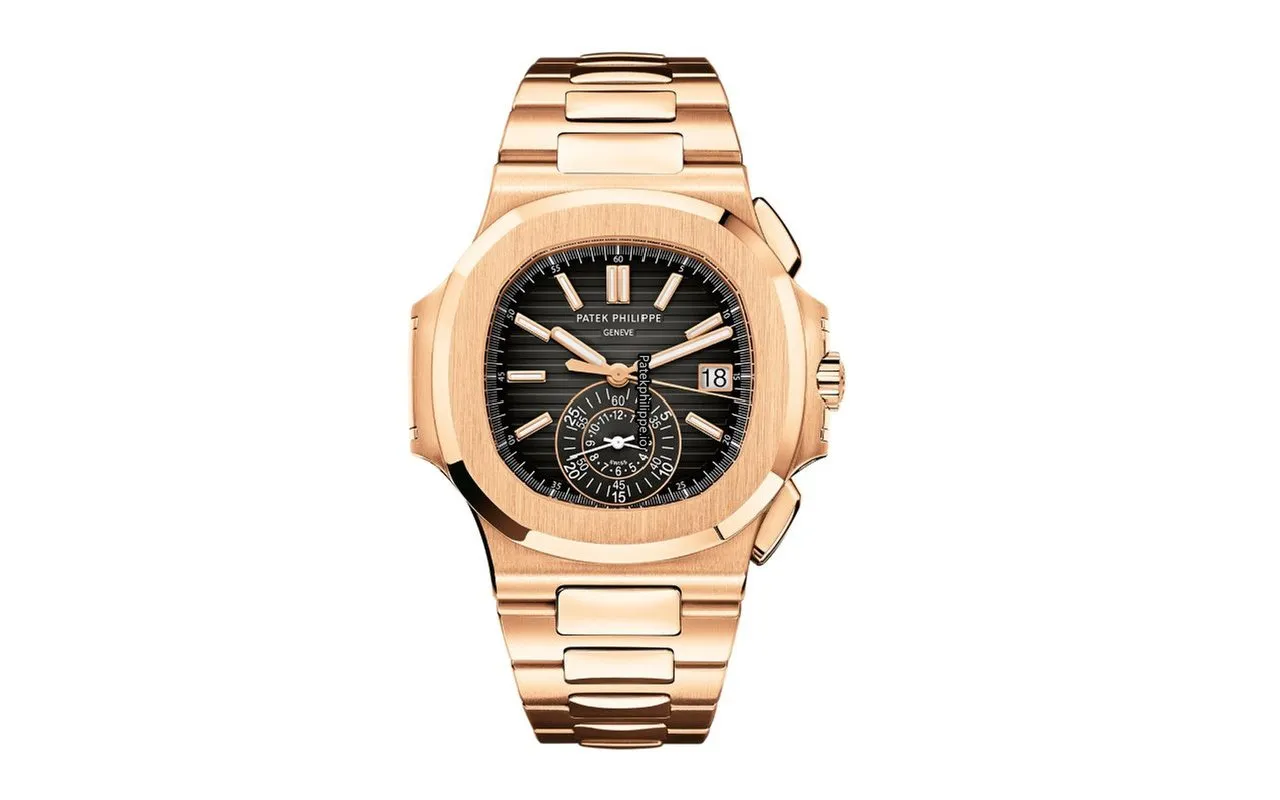 Patek Philippe Nautilus 5980/1r-001 40.5MM Rose Gold Case Automatic