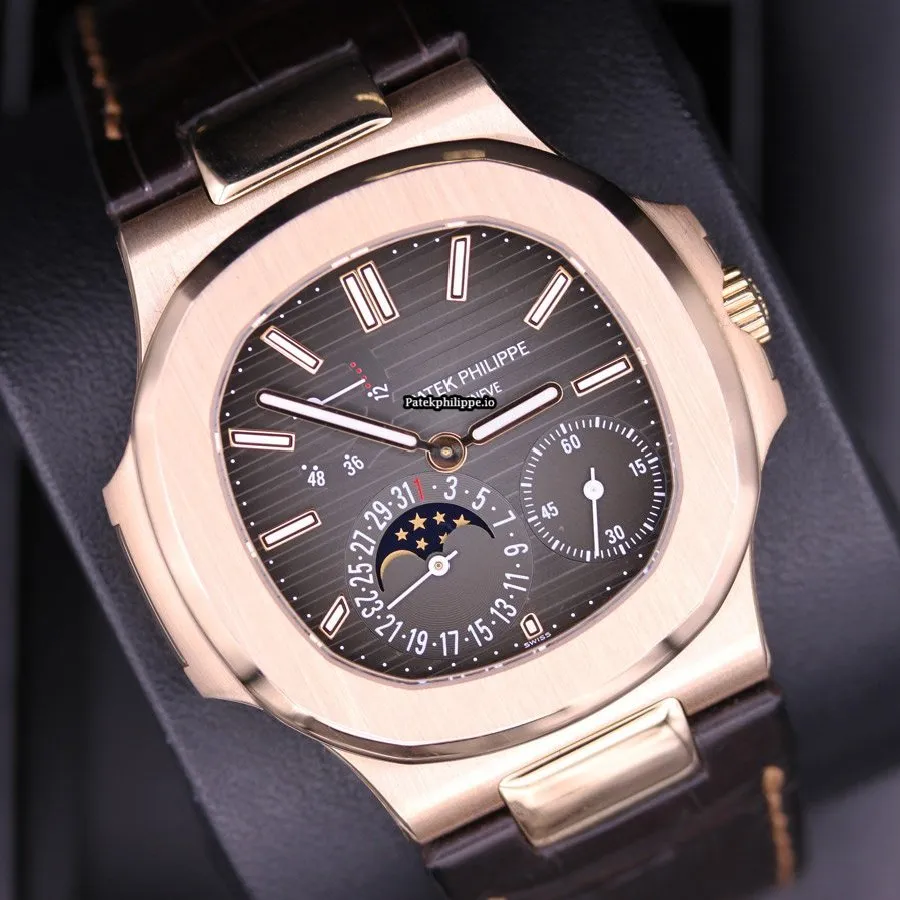 Alternative view of Patek Philippe Nautilus 5712r-001 40x38MM Rose Gold Case Automatic