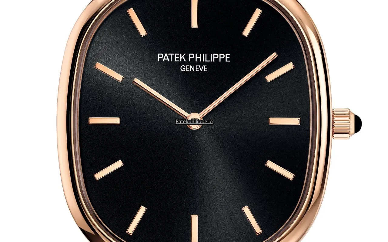 Alternative view of Patek Philippe Golden Ellipse 5738r-001 34.5x39.5MM Rose Gold Case Automatic