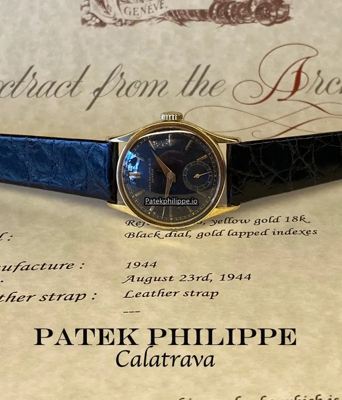 Patek Philippe Calatrava 96 31MM Yellow Gold Case Manual Winding