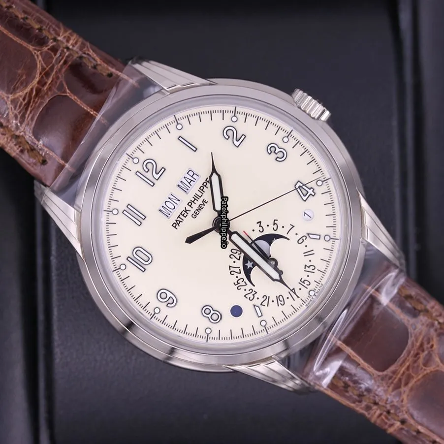 Alternative view of Patek Philippe Perpetual Calendar 5320g-001 40MM White Gold Case Automatic