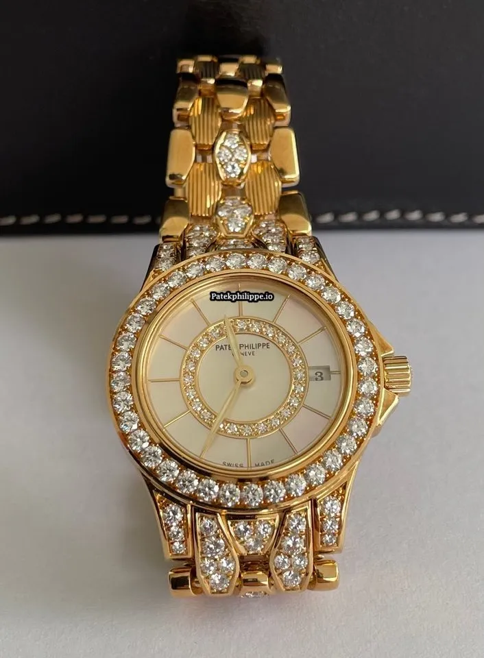 Alternative view of Patek Philippe Neptune 4881 Yellow Gold Case Quartz