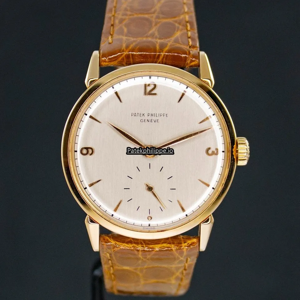 Patek Philippe Calatrava 1578 35MM Rose Gold Case Manual Winding