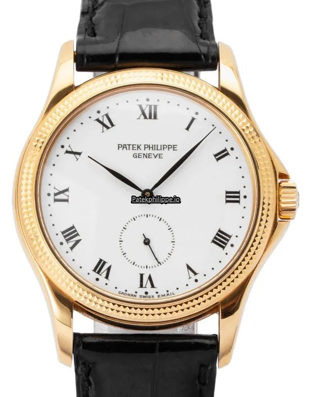 Patek Philippe Calatrava 5115j 35MM Yellow Gold Case Manual Winding