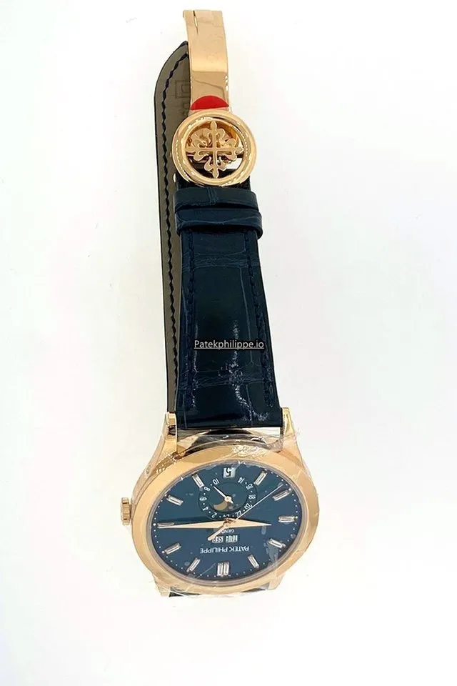 Alternative view of Patek Philippe Annual Calendar 5396r-015 38.5MM Rose Gold Case Automatic