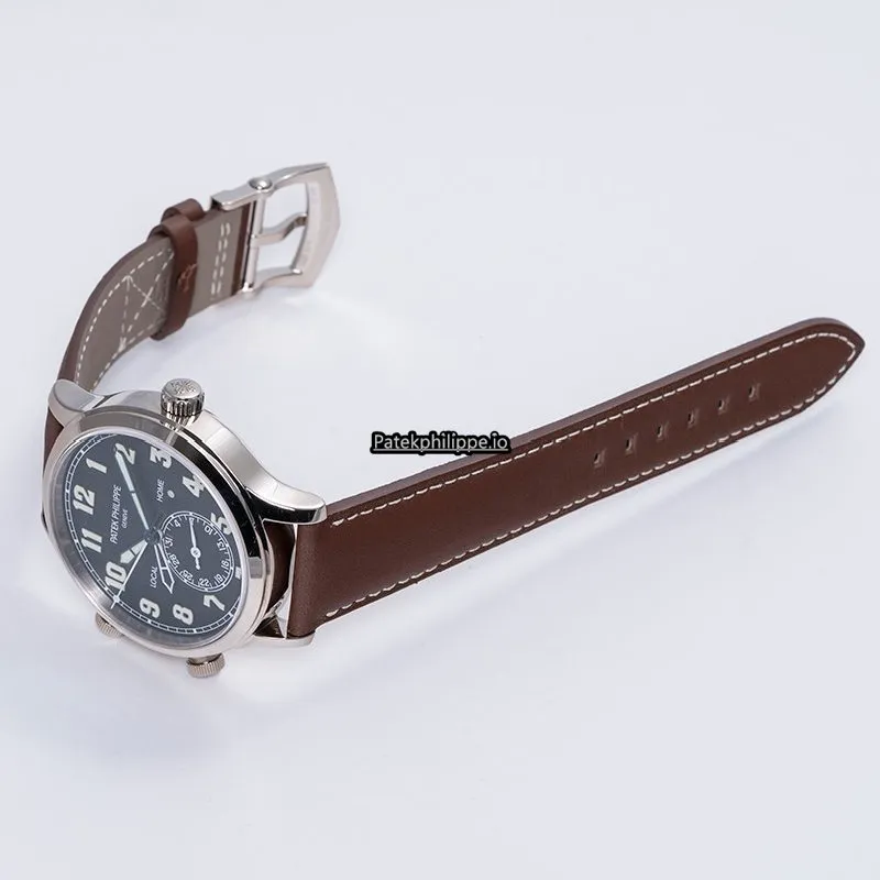 Alternative view of Patek Philippe Travel Time 5524g-001 42MM White Gold Case Automatic