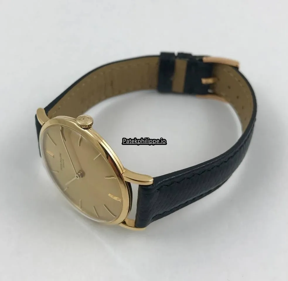 Alternative view of Patek Philippe Calatrava 3538 33MM Yellow Gold Case Manual Winding