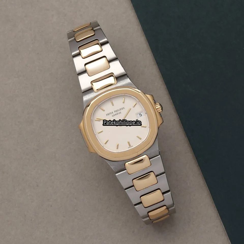Alternative view of Patek Philippe Nautilus Feb-00 27MM Yellow Gold Case Quartz