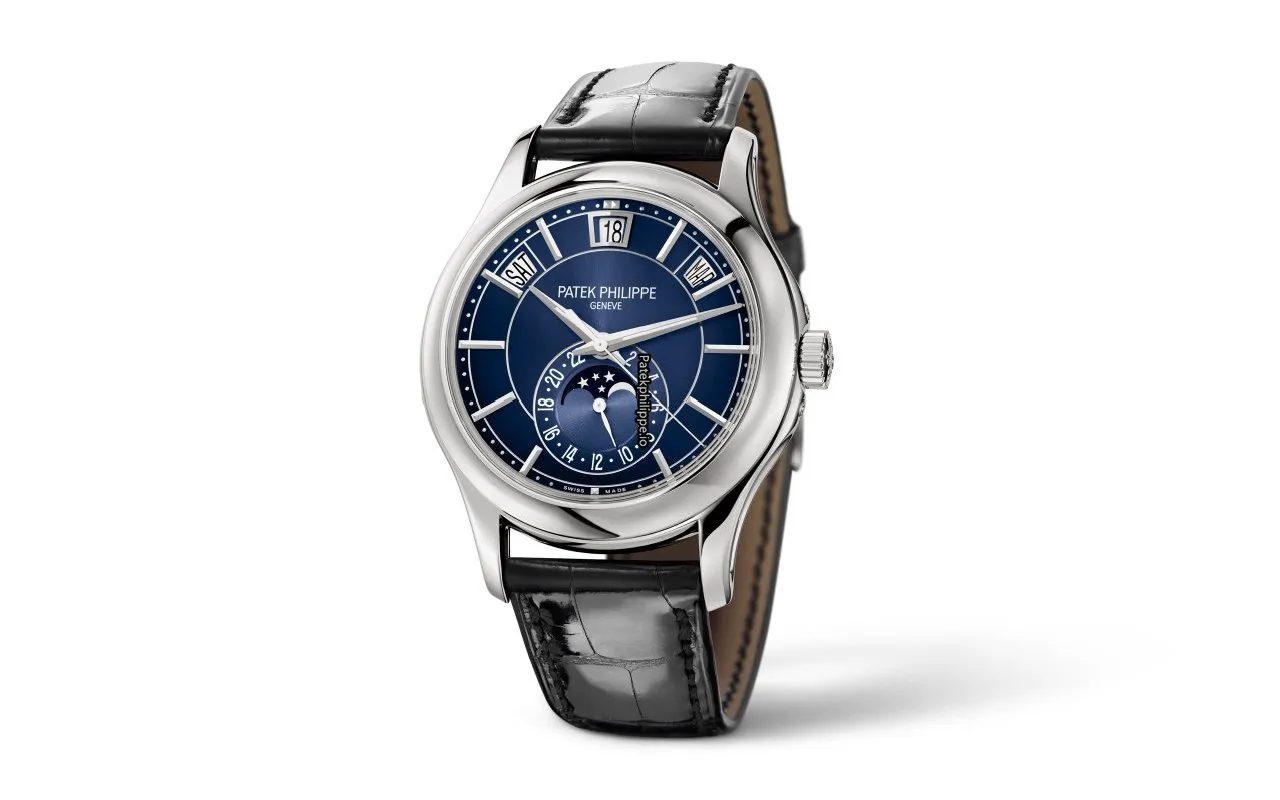 Alternative view of Patek Philippe Annual Calendar 5205g-013 40MM White Gold Case Automatic