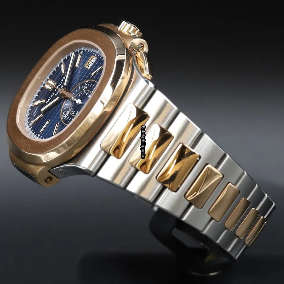 Alternative view of Patek Philippe Nautilus 5980/1ar-001 40.5x38.5MM Gold/steel Case Automatic