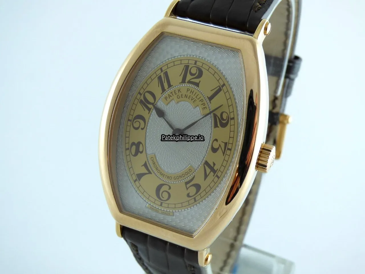 Patek Philippe Gondolo 5098r-001 42x32MM Rose Gold Case Manual Winding