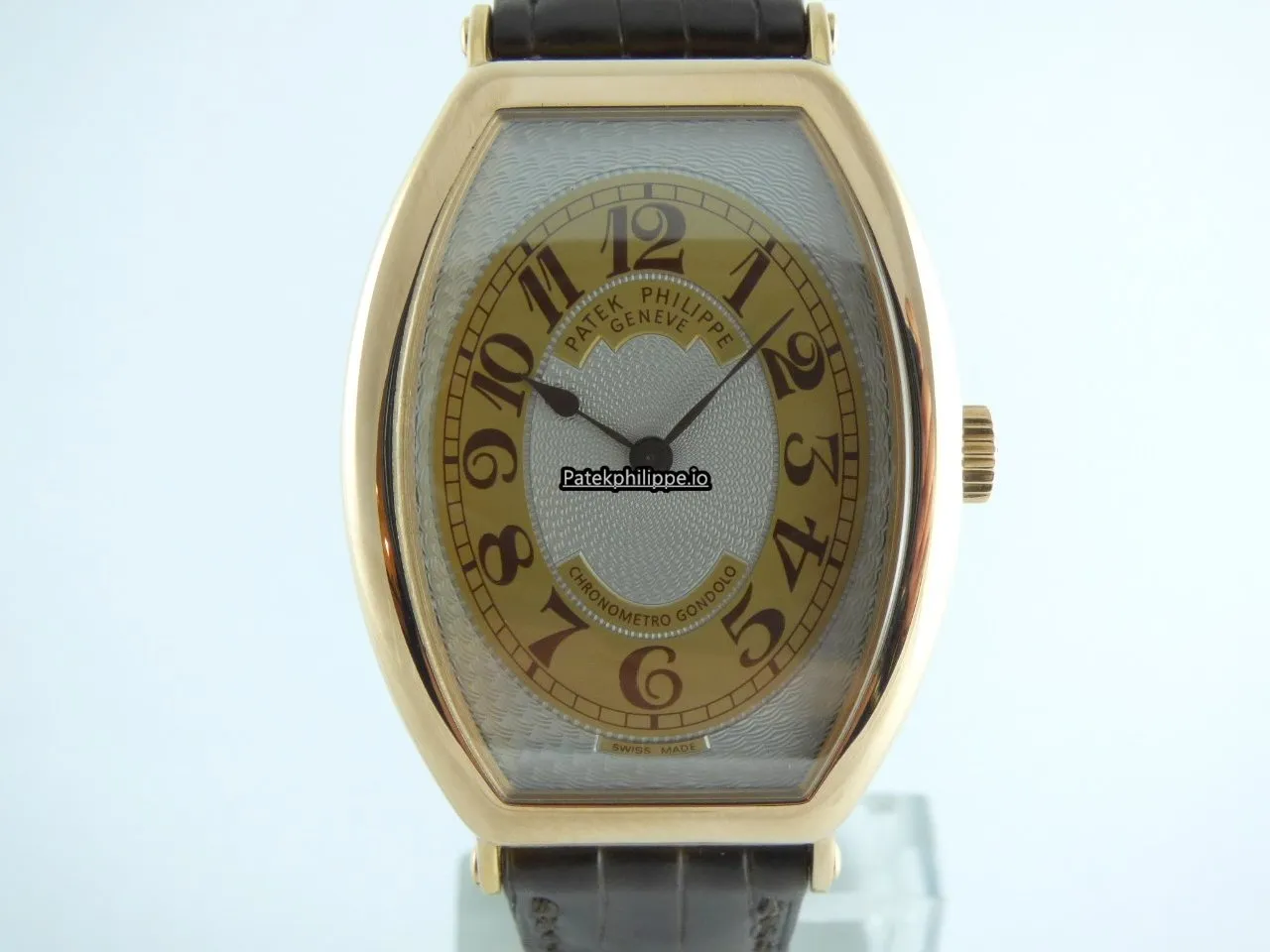 Alternative view of Patek Philippe Gondolo 5098r-001 42x32MM Rose Gold Case Manual Winding
