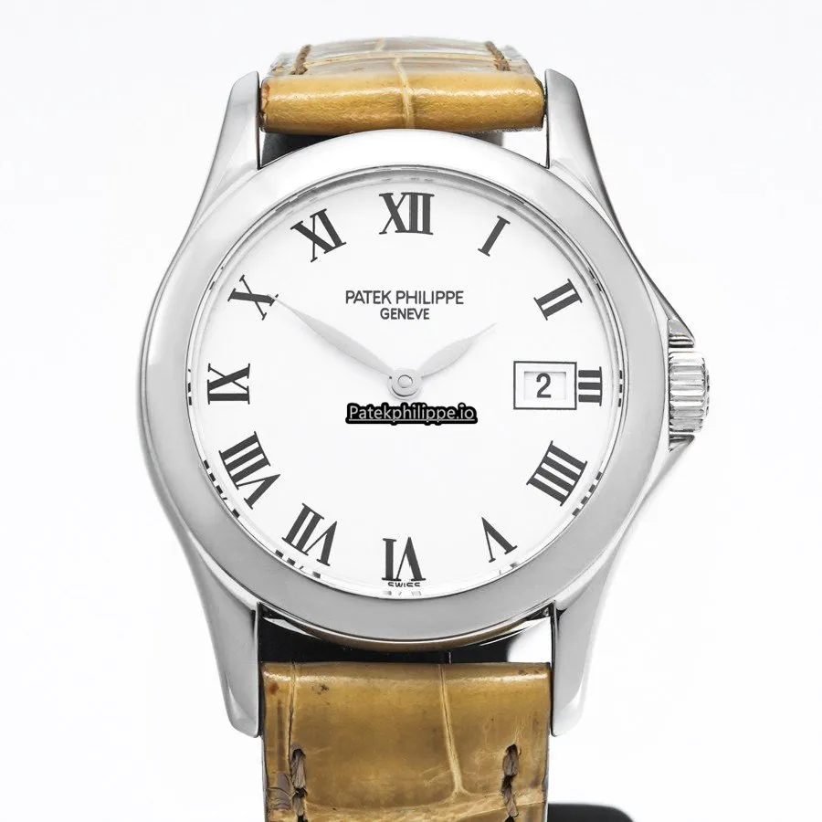 Patek Philippe Calatrava 4906 G 001 28MM White Gold Case Quartz