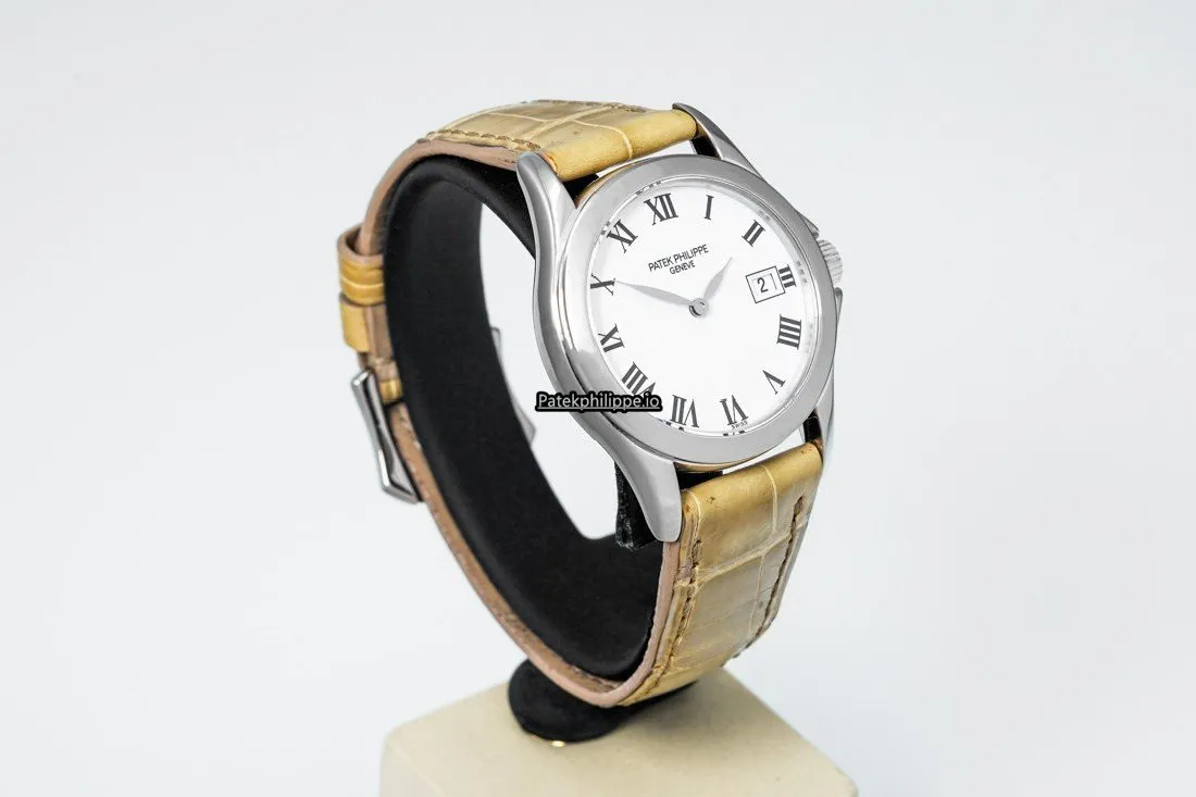 Alternative view of Patek Philippe Calatrava 4906 G 001 28MM White Gold Case Quartz